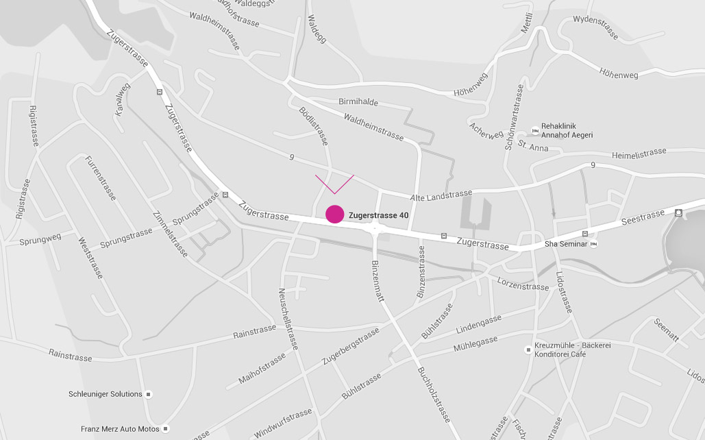 Lageplan Ingold Treuhandpartner AG